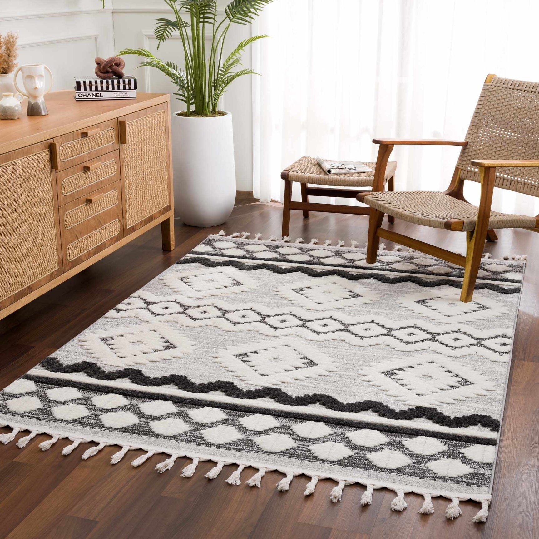 Dinganen High/Low Pile Area Rug - Clearance - Ornate Home