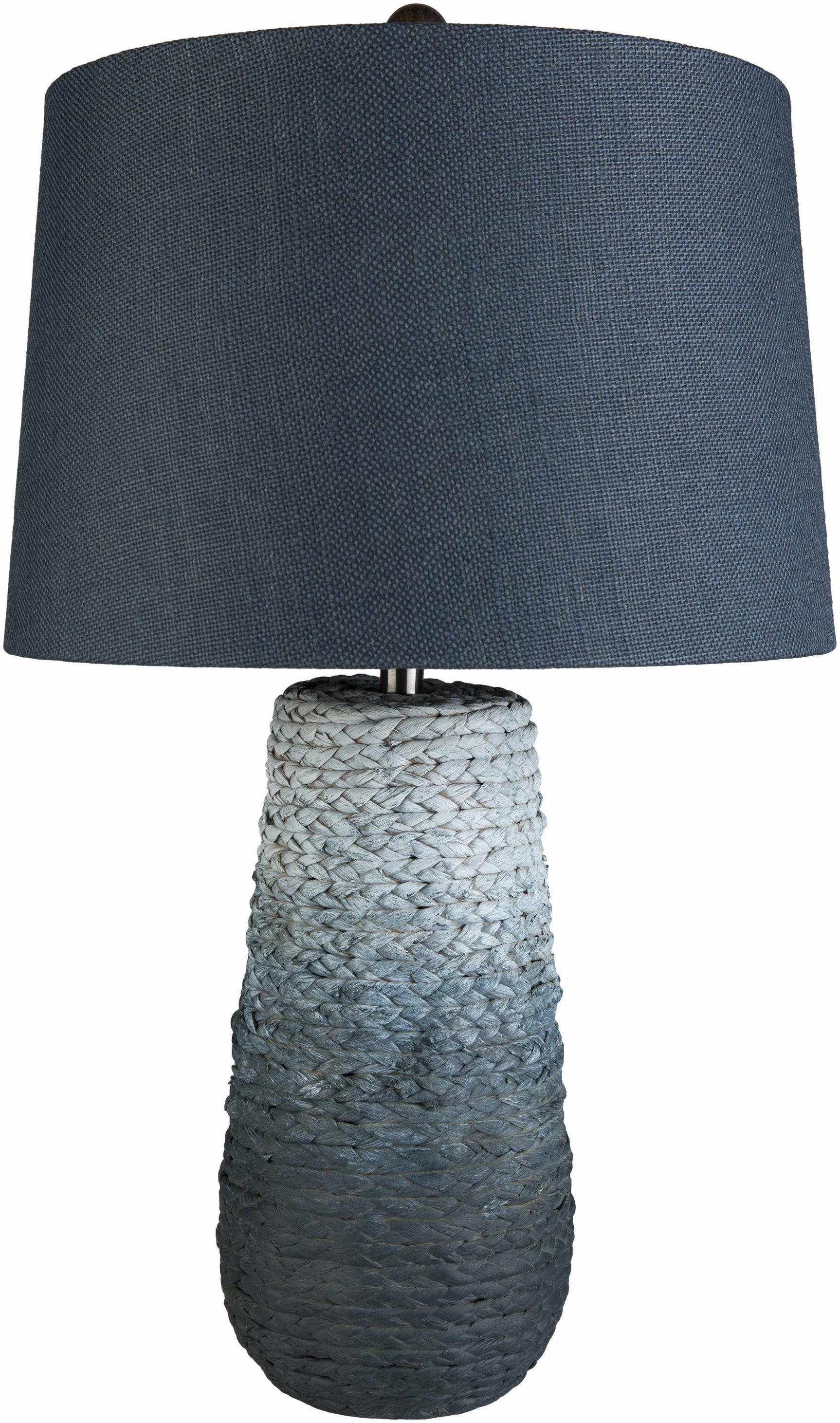 Dingras Pale Blue Jute Table Lamp - Clearance - Ornate Home
