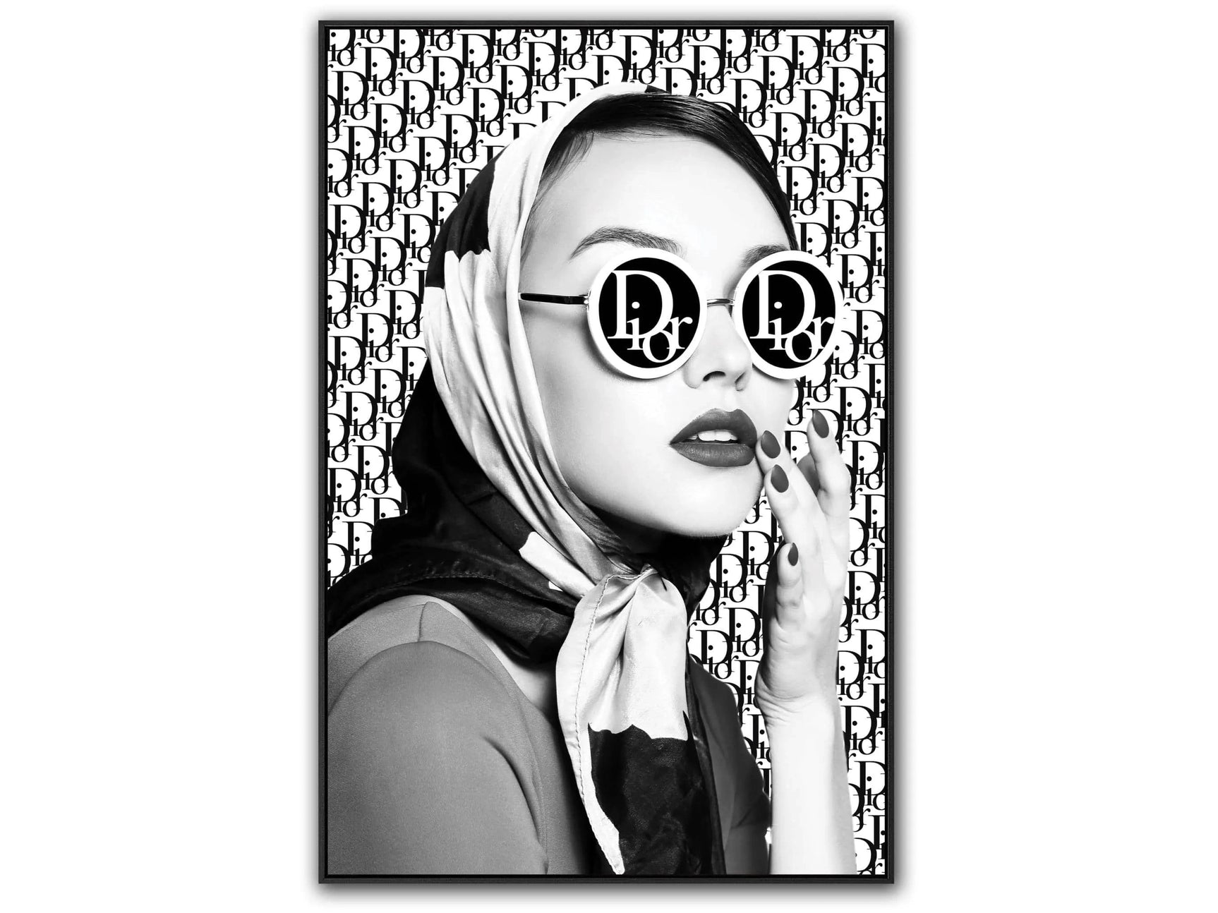 Dior Gloss Canvas in Frame Wall Art - Ornate Home