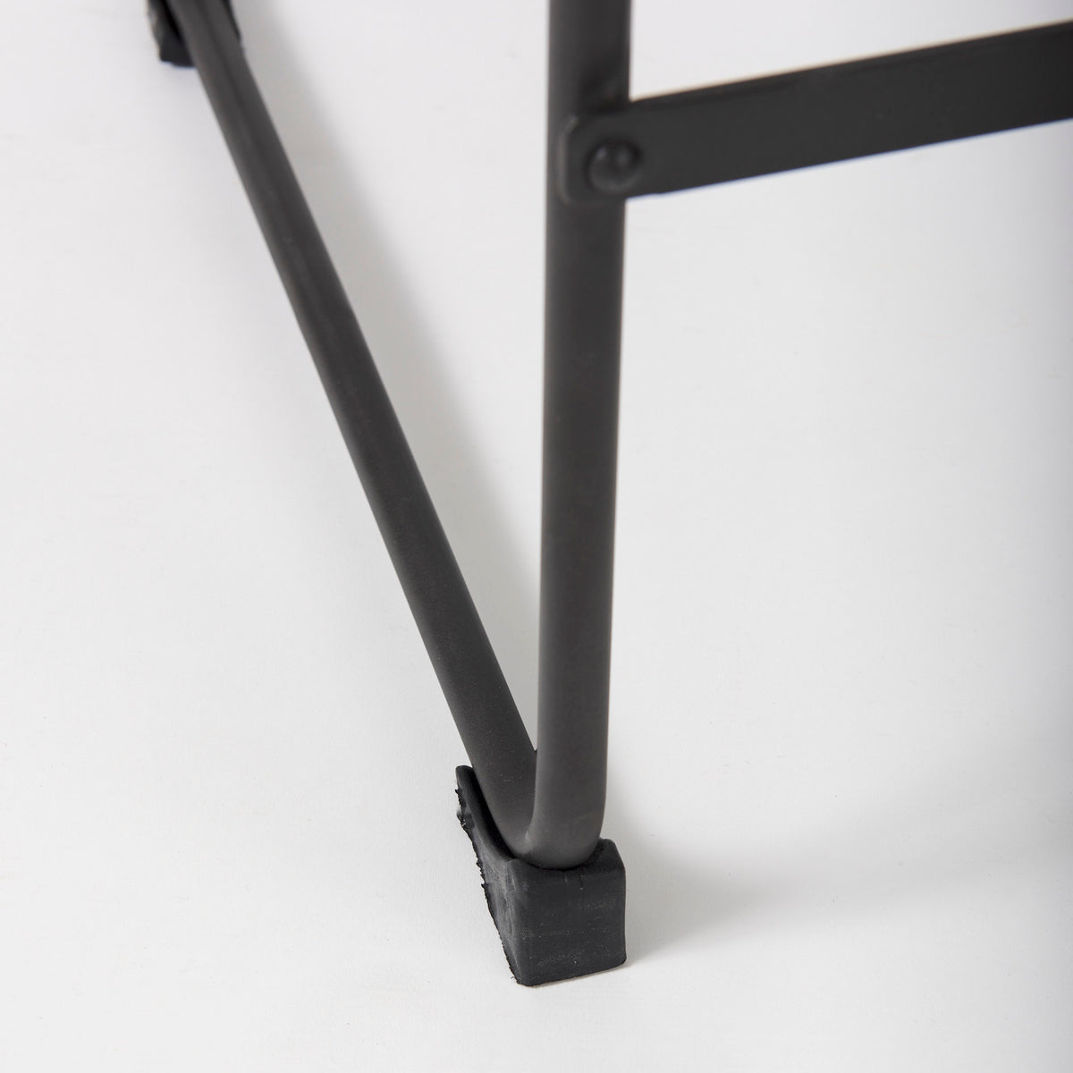Direttore Brown/Gray Suede with Metal Frame Counter Stool - Ornate Home