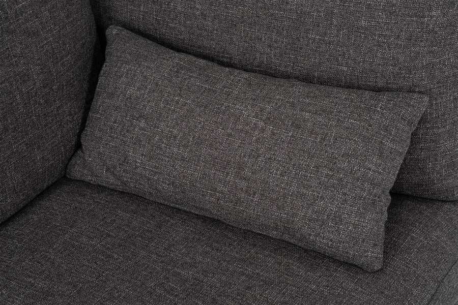 Divani Casa Paseo Charcoal Modular Sectional Sofa w/ Console - Ornate Home