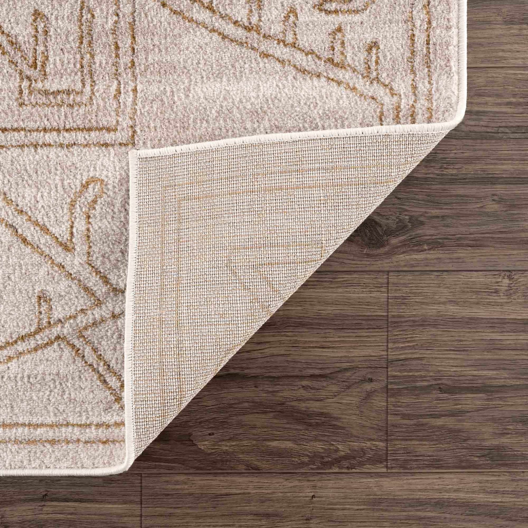 Divya Cream & Gold Area Rug - Clearance - Ornate Home
