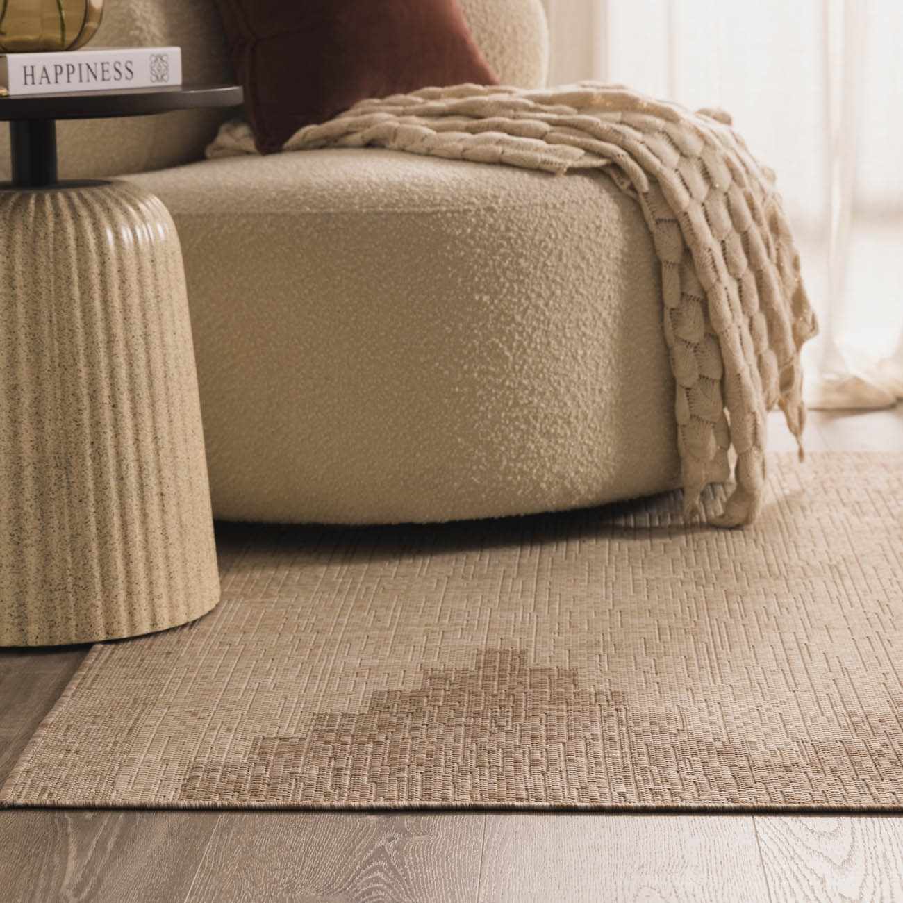 Djugun Beige Indoor & Outdoor Rug - Ornate Home