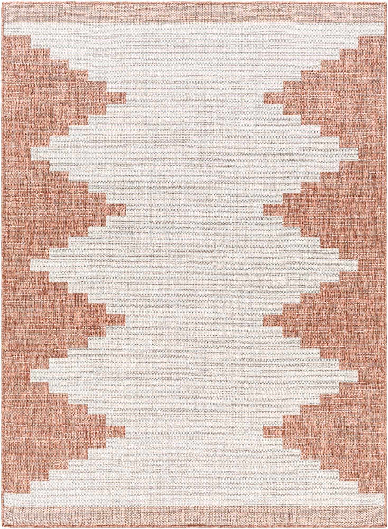 Djugun Brick Red Outdoor Rug - Ornate Home