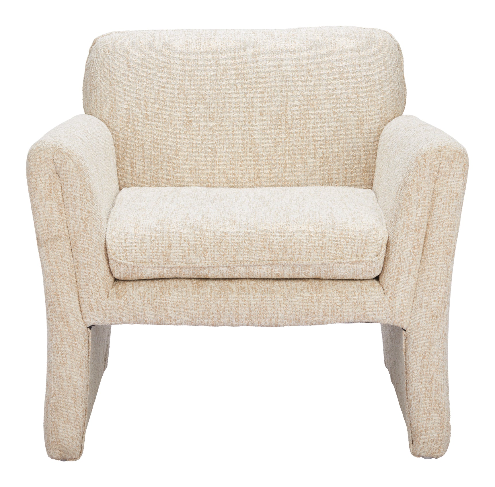 Dobra Oatmeal Beige Accent Chair - Ornate Home