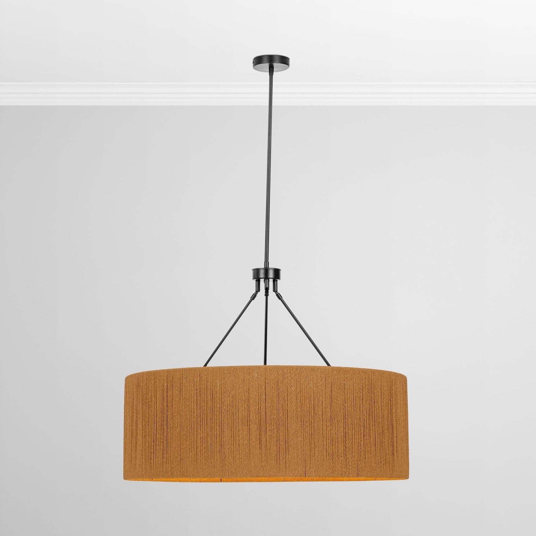 Dobson Pendant Natural/Black - Ornate Home