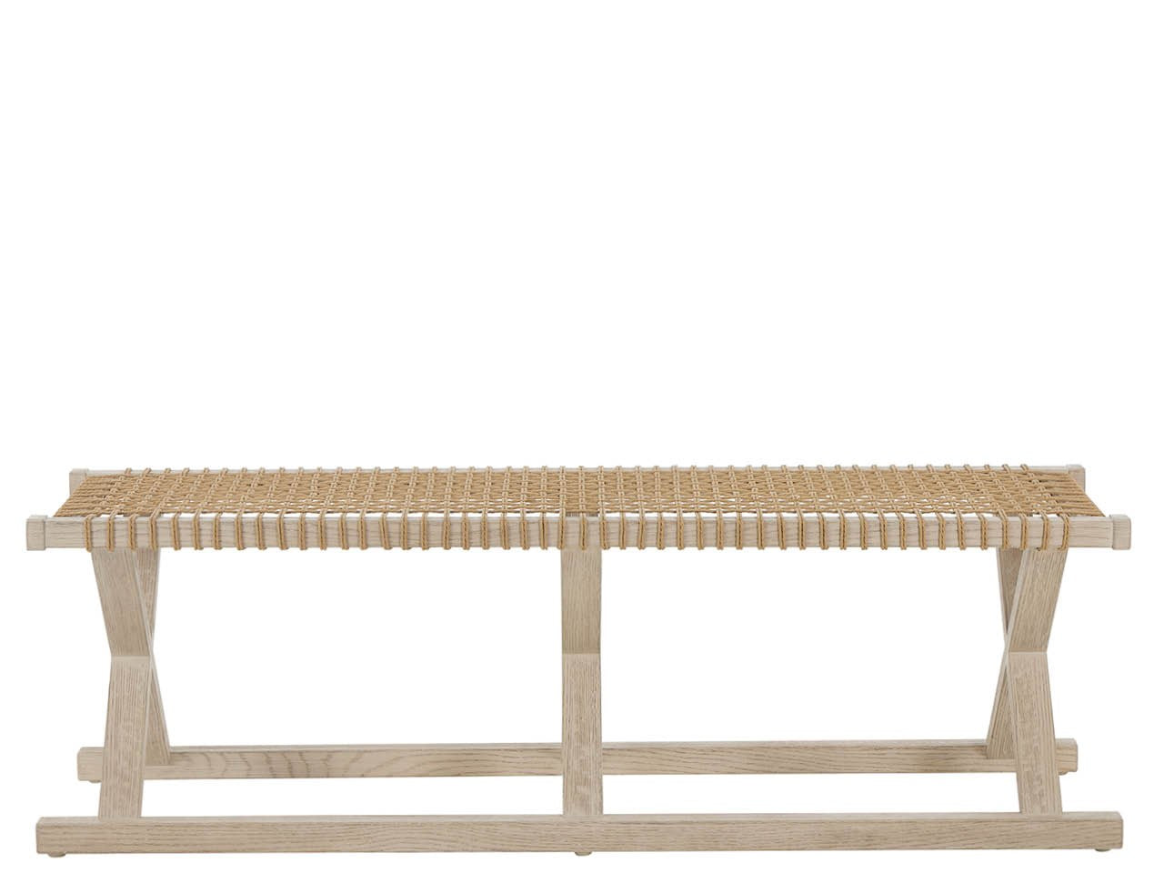 Dockside Natural Oak Bench - Ornate Home