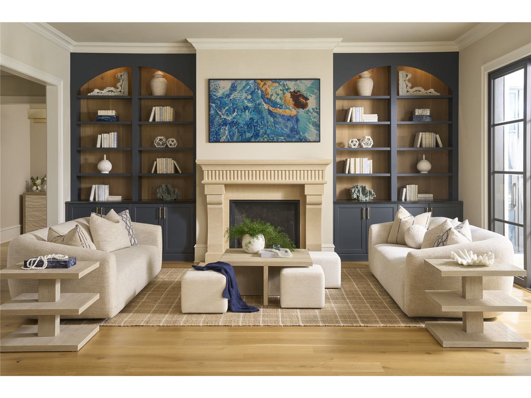 Dockside Natural Oak End Table - Ornate Home