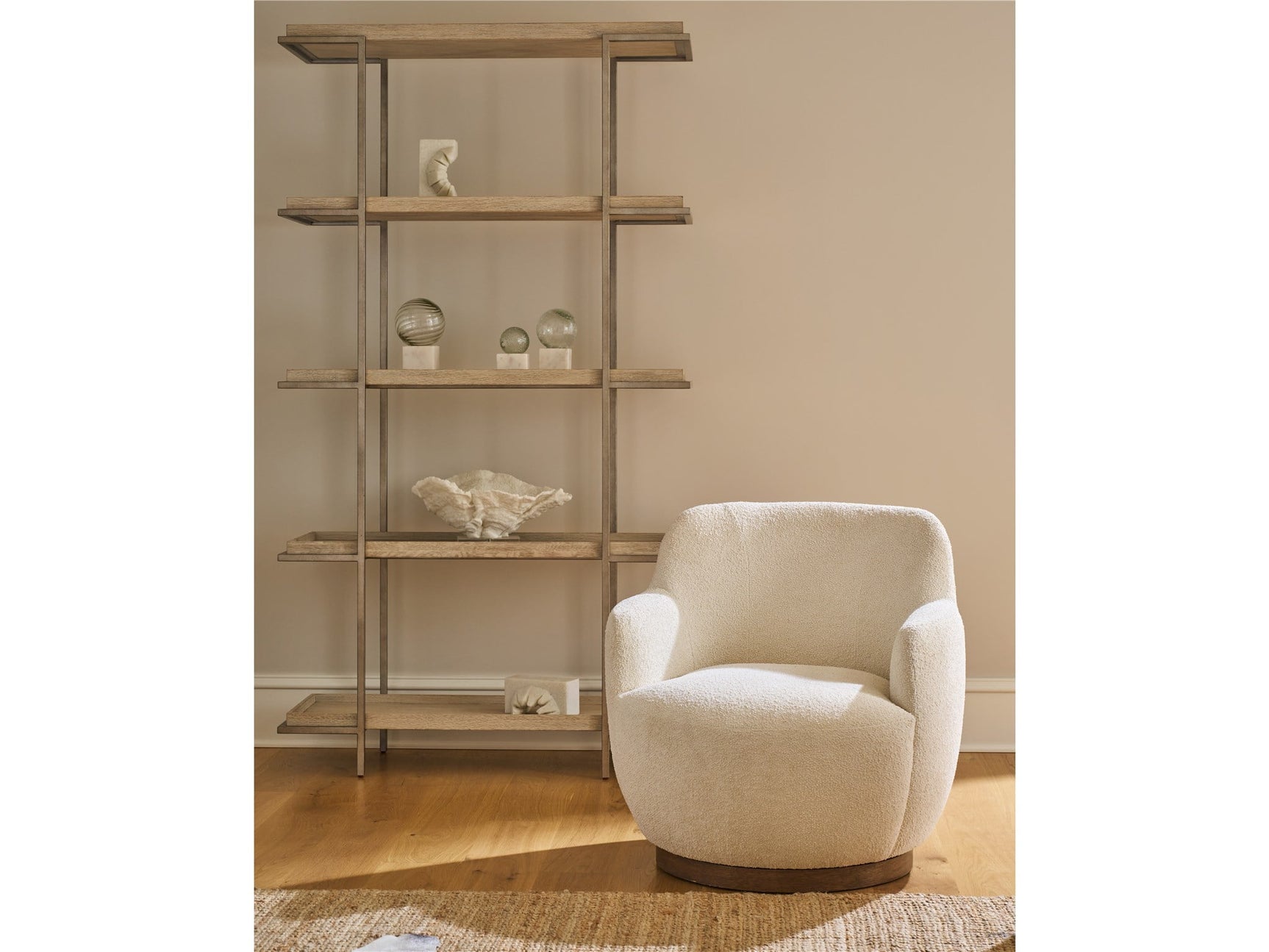 Dockside Natural Oak Etagere - Ornate Home