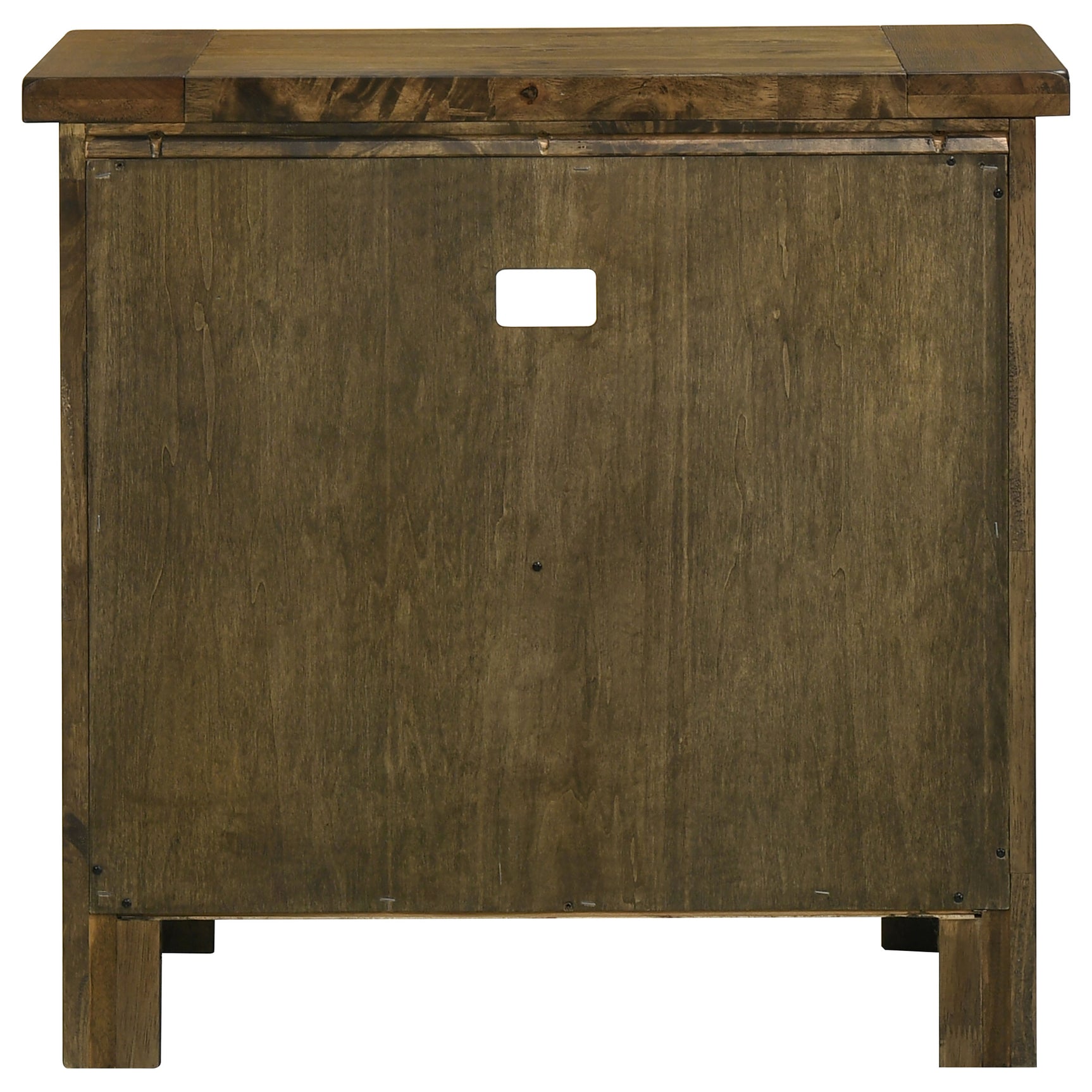Doherty Rustic Brown 1-drawer Nightstand Bedside Table - Ornate Home