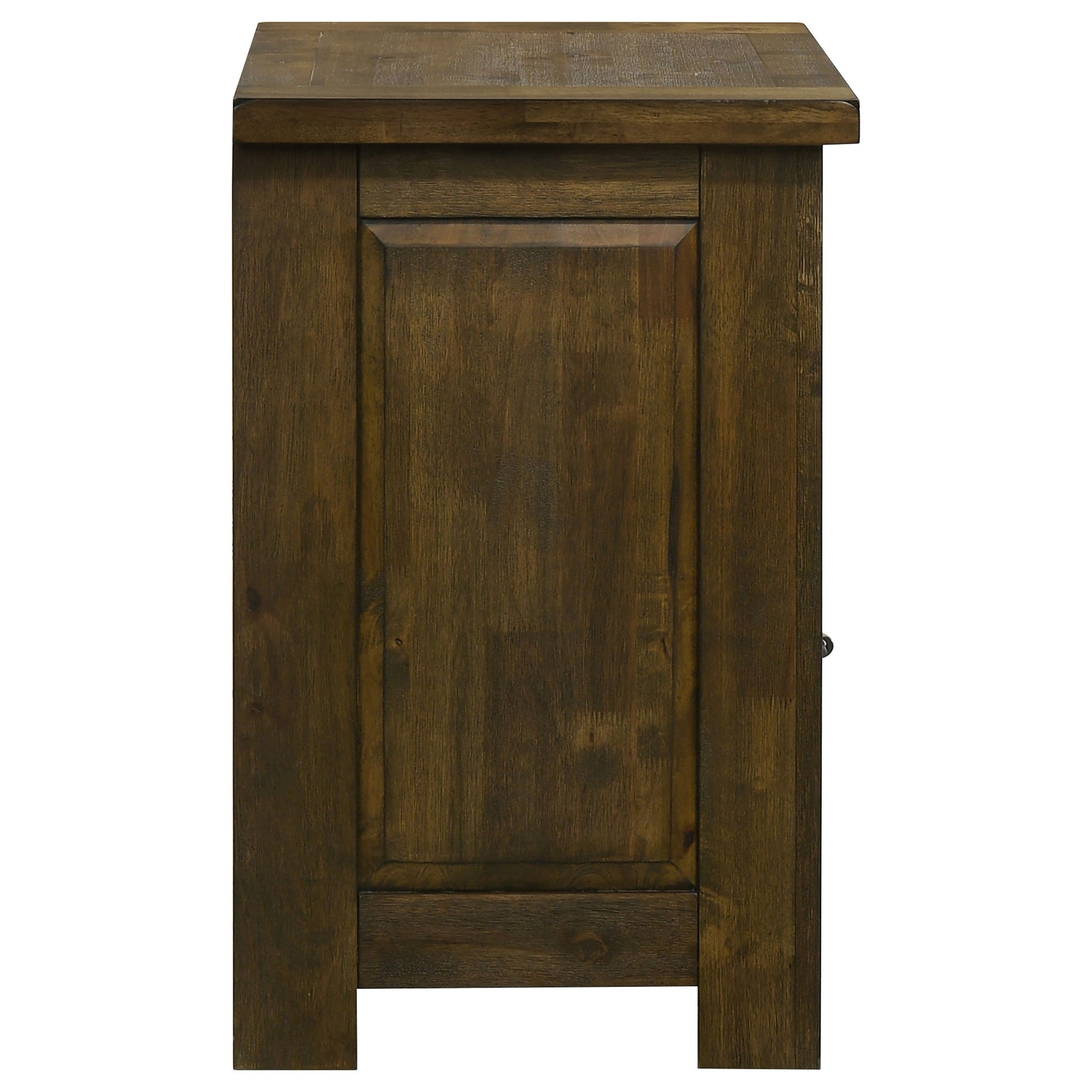 Doherty Rustic Brown 1-drawer Nightstand Bedside Table - Ornate Home