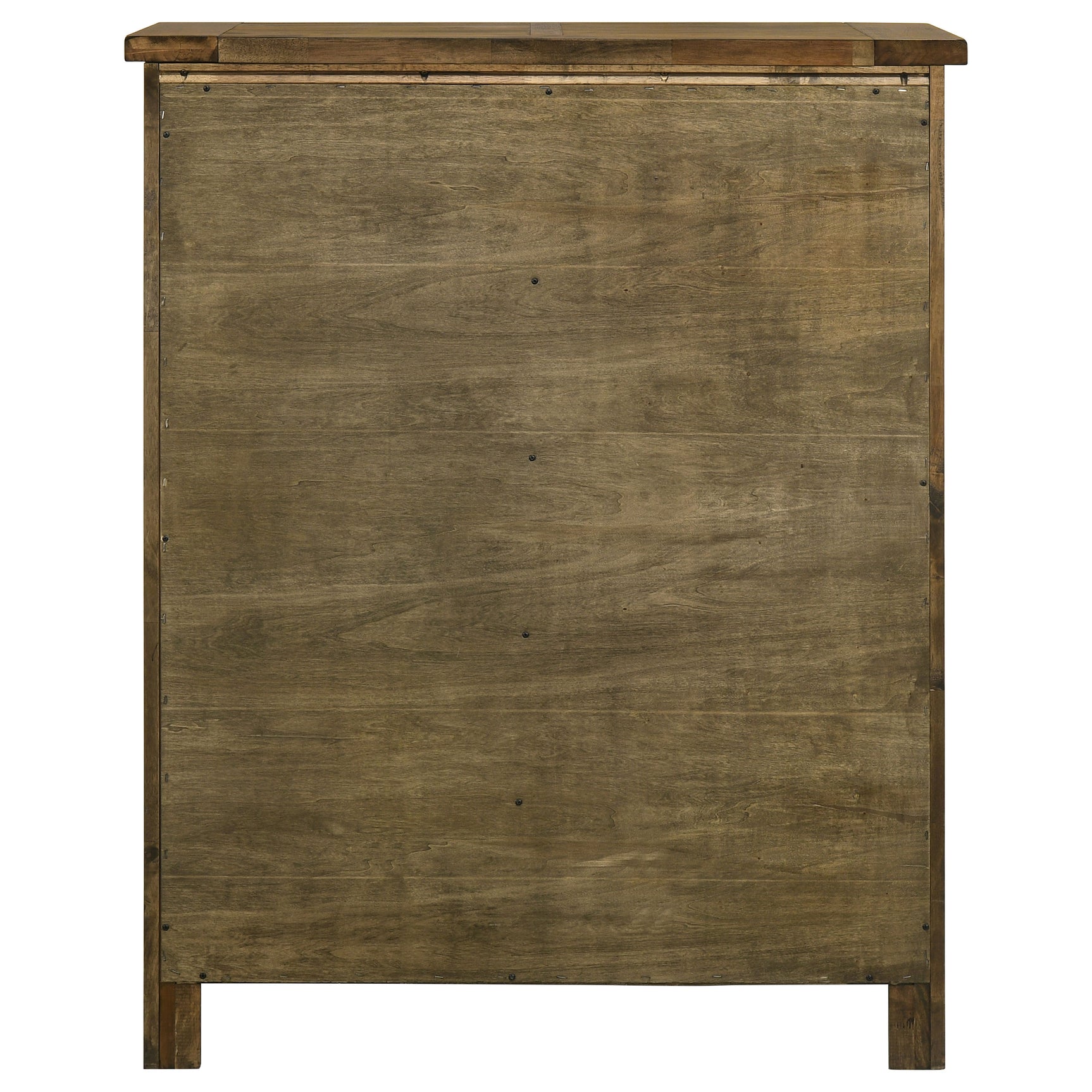 Doherty Rustic Brown 5-drawer Chest Of Drawers - Ornate Home