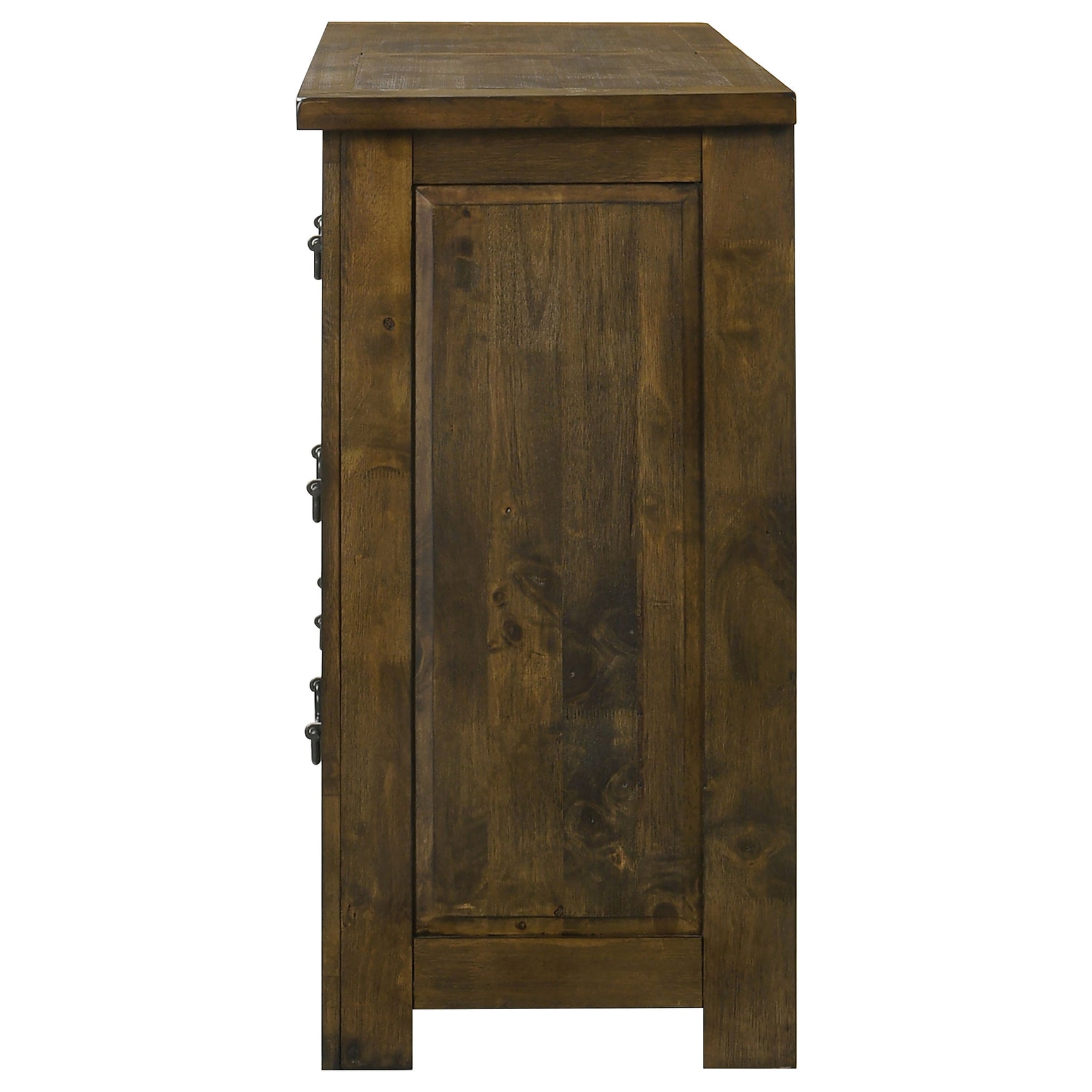 Doherty Rustic Brown 6-drawer Bedroom Dresser - Ornate Home
