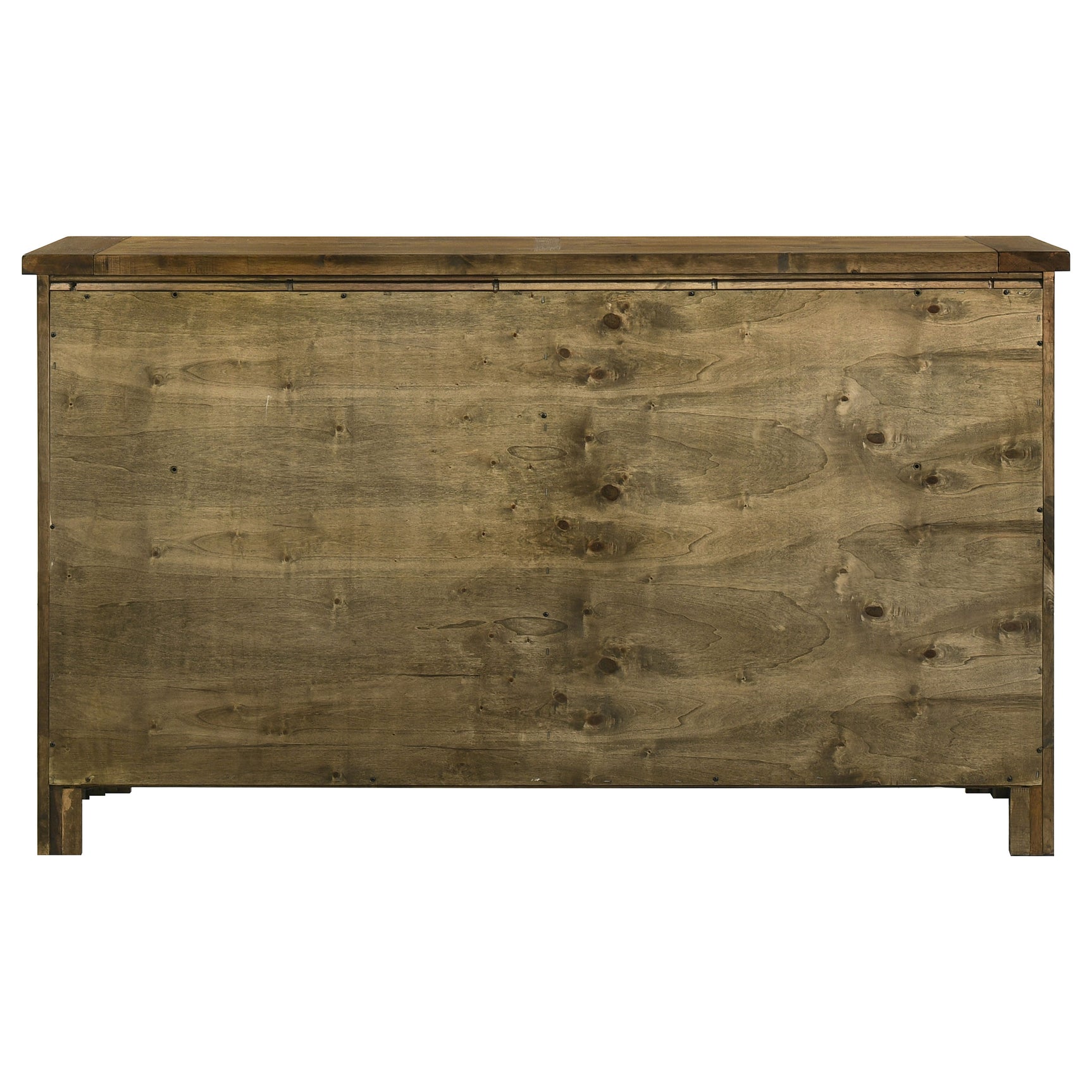 Doherty Rustic Brown 6-drawer Bedroom Dresser - Ornate Home