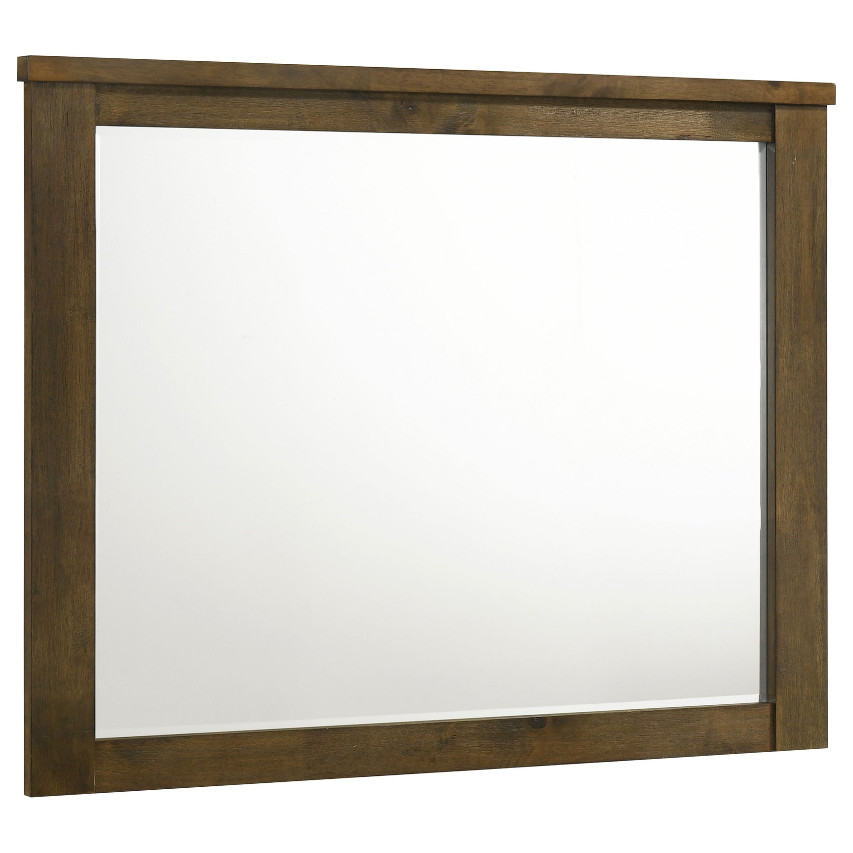 Doherty Rustic Brown Rectangular Dresser Mirror - Ornate Home