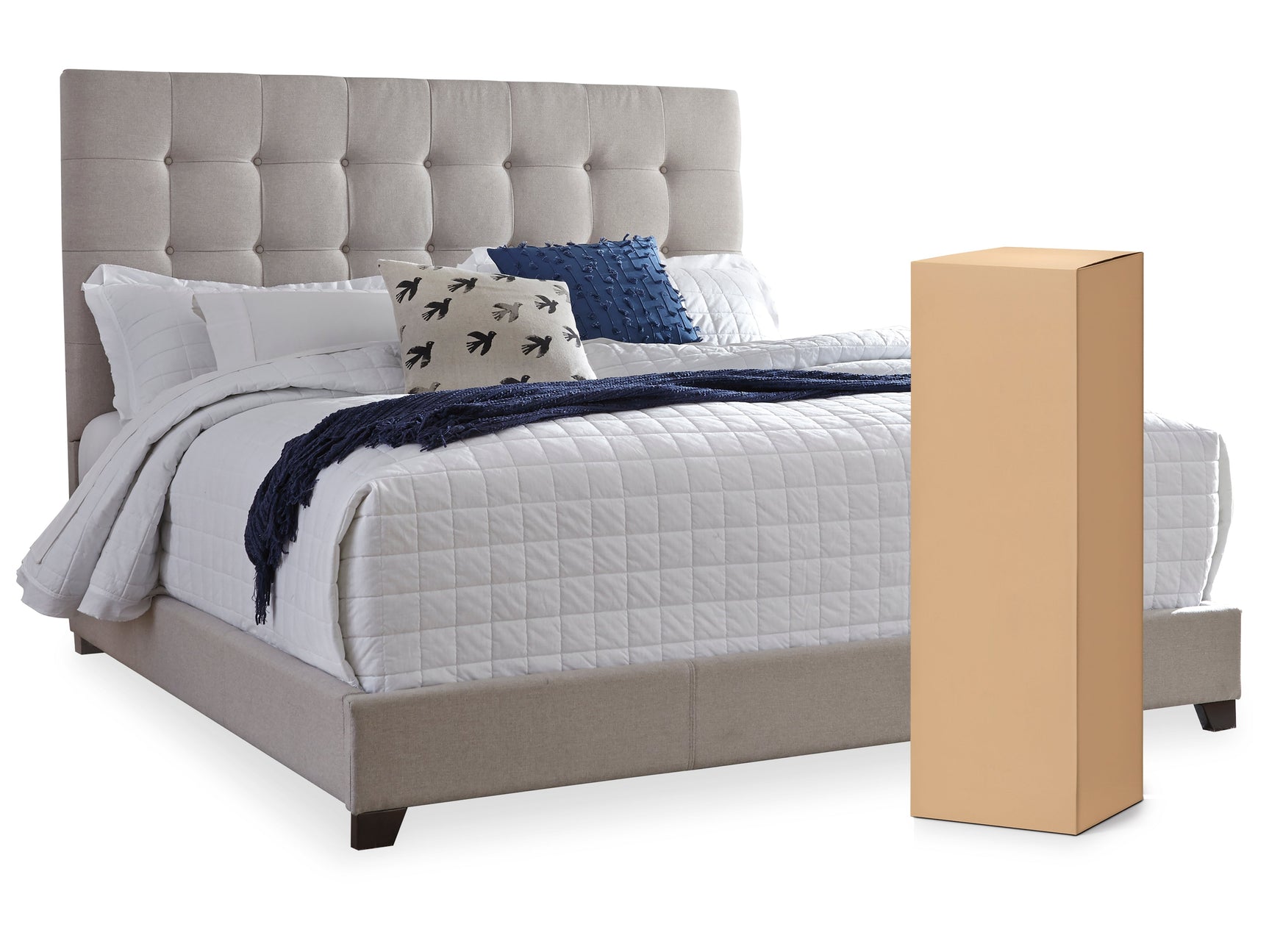 Dolante King Upholstered Bed (Online Special Price) - Ornate Home