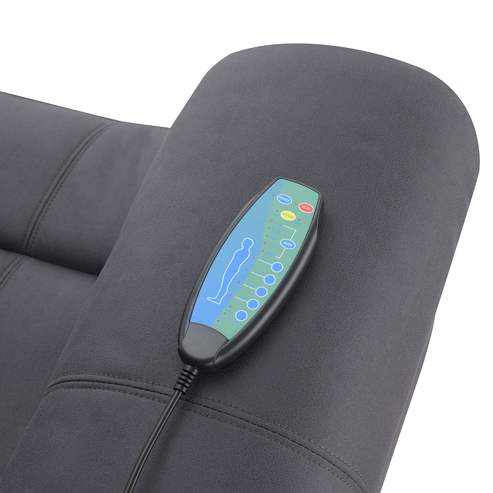 Domana Dark Blue Power Recliner - Ornate Home