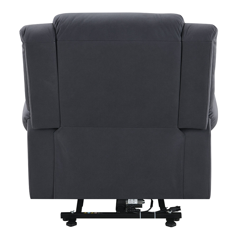 Domana Dark Blue Power Recliner - Ornate Home