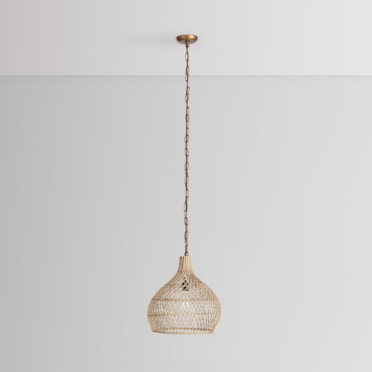 Dome Natural 16" Ceiling Light