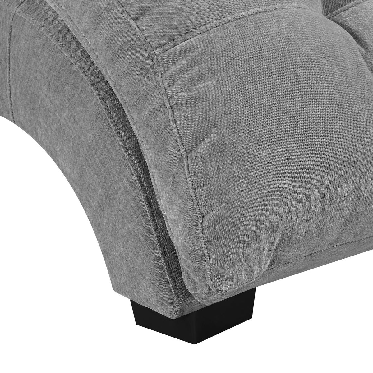 Dominick Amigo Granite Fabric Chaise - Ornate Home