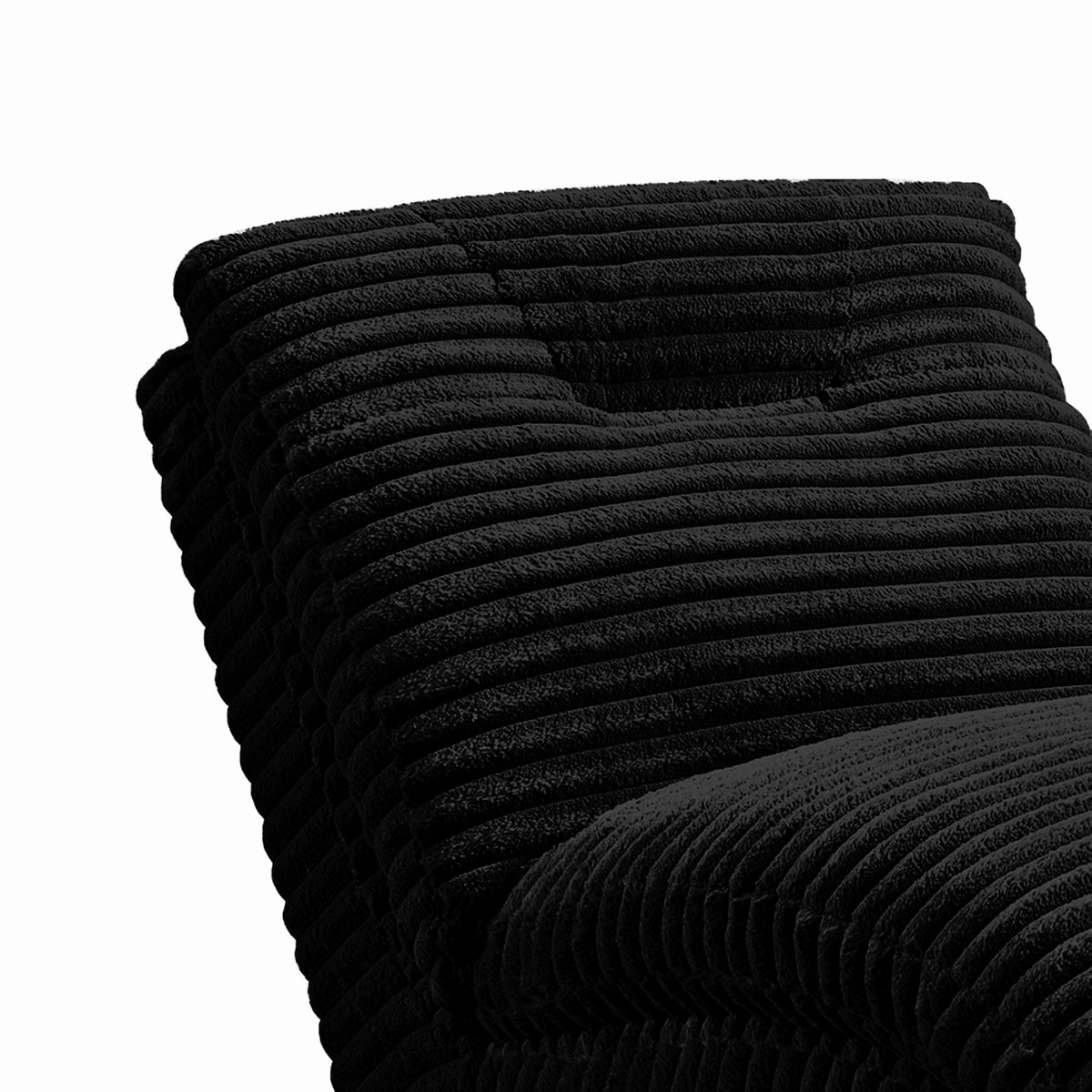 Dominick II Masis Black Chaise - Ornate Home
