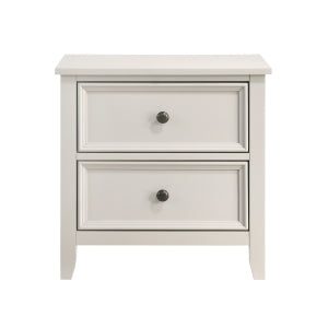 Donahue White Nightstand - Ornate Home