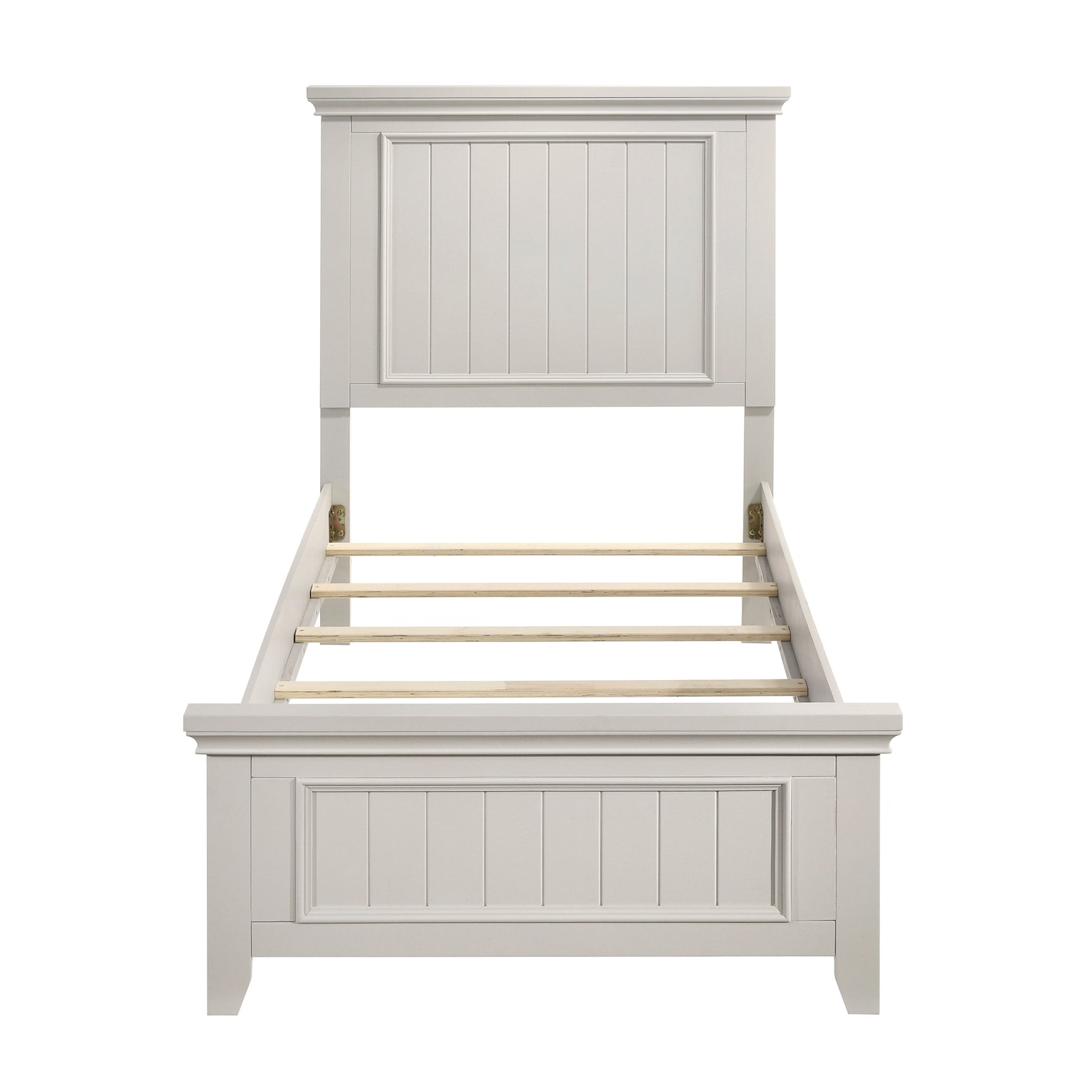 Donahue White Twin Bed - Ornate Home