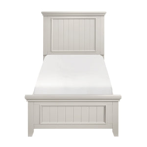 Donahue White Twin Bed - Ornate Home