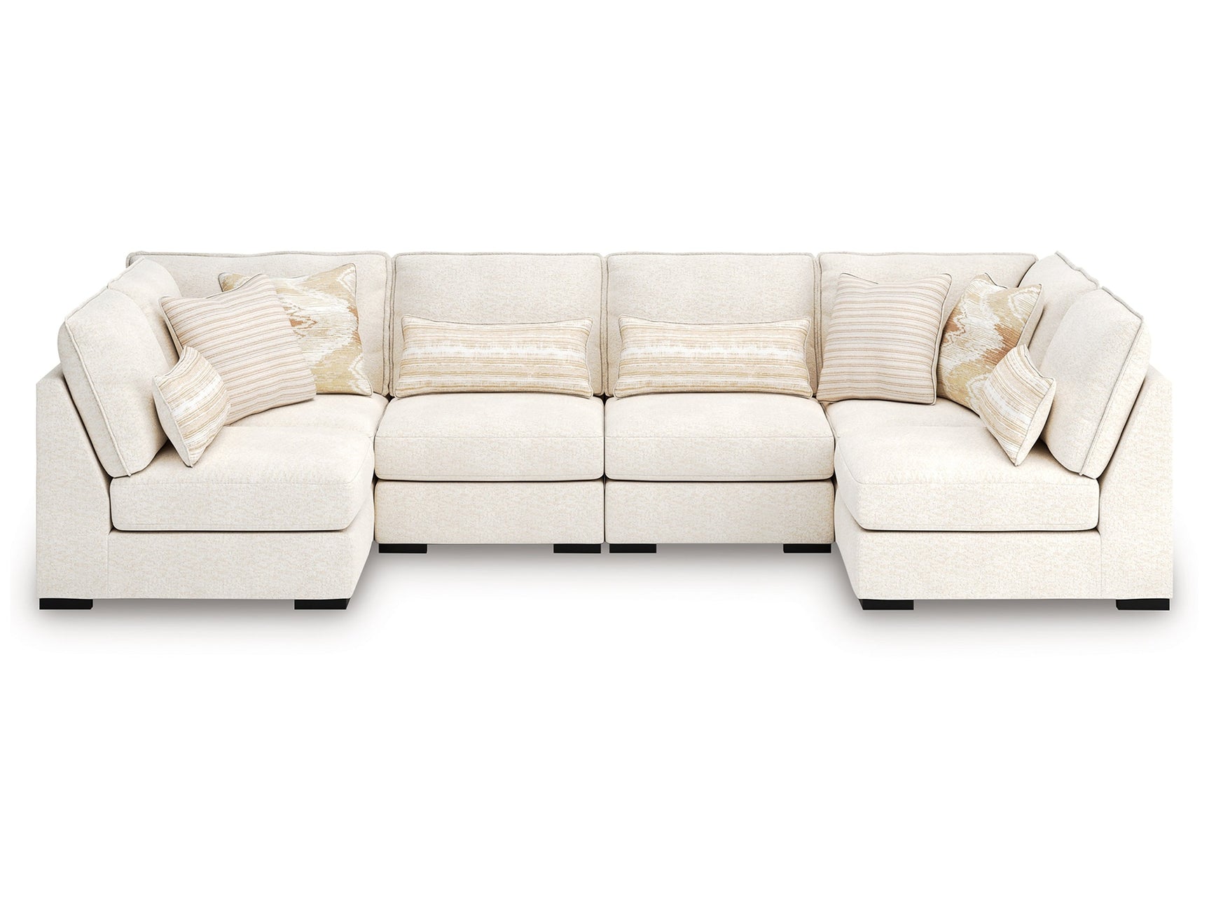 Donelson Creek Vanilla 6-Piece Sectional - Ornate Home