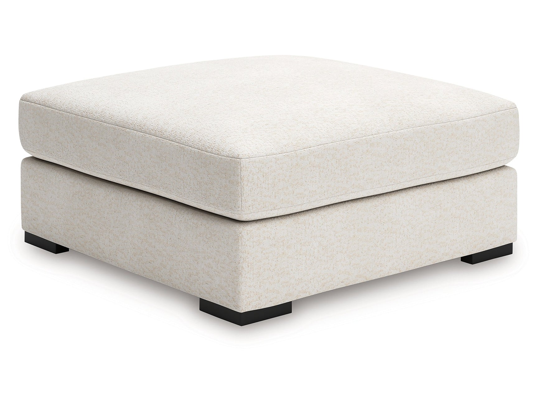 Donelson Creek Vanilla Oversized Accent Ottoman - Ornate Home