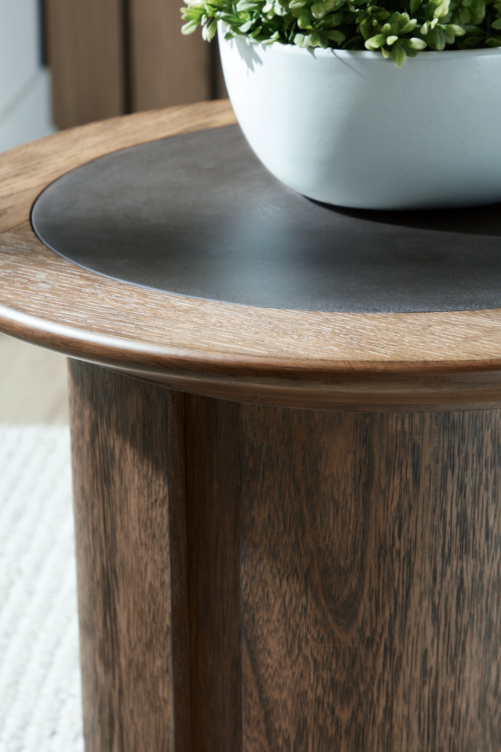 Dontayne Warm Brown End Table - Ornate Home