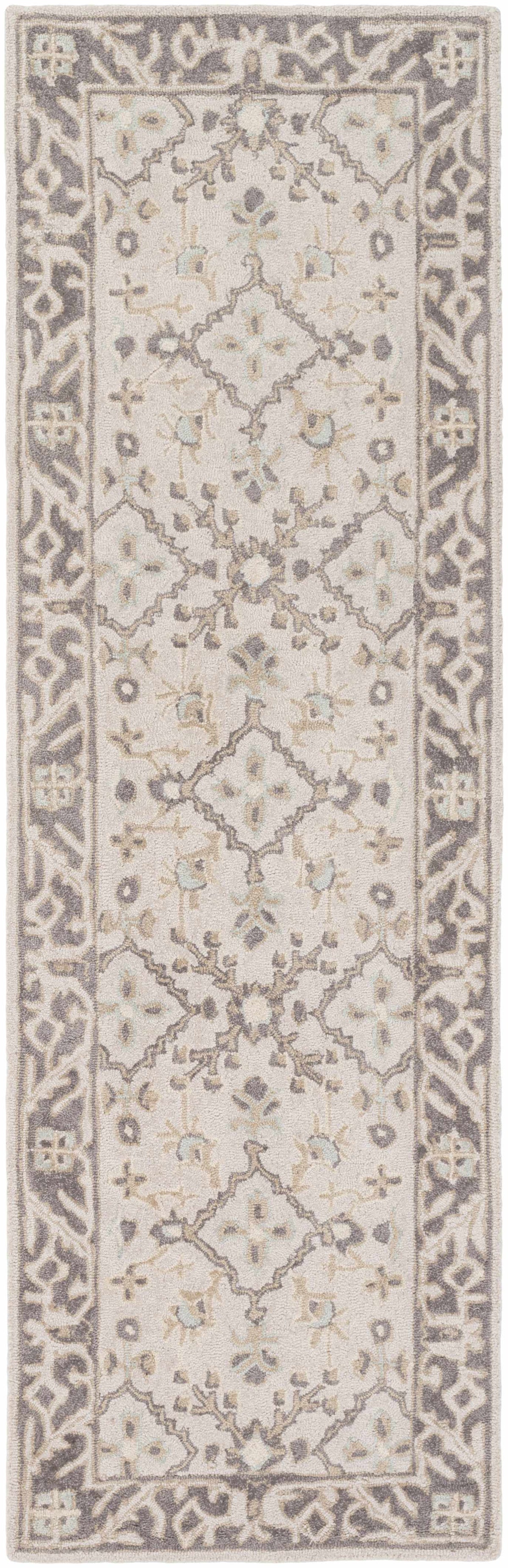 Dooling Light Brown Wool Carpet - Clearance - Ornate Home