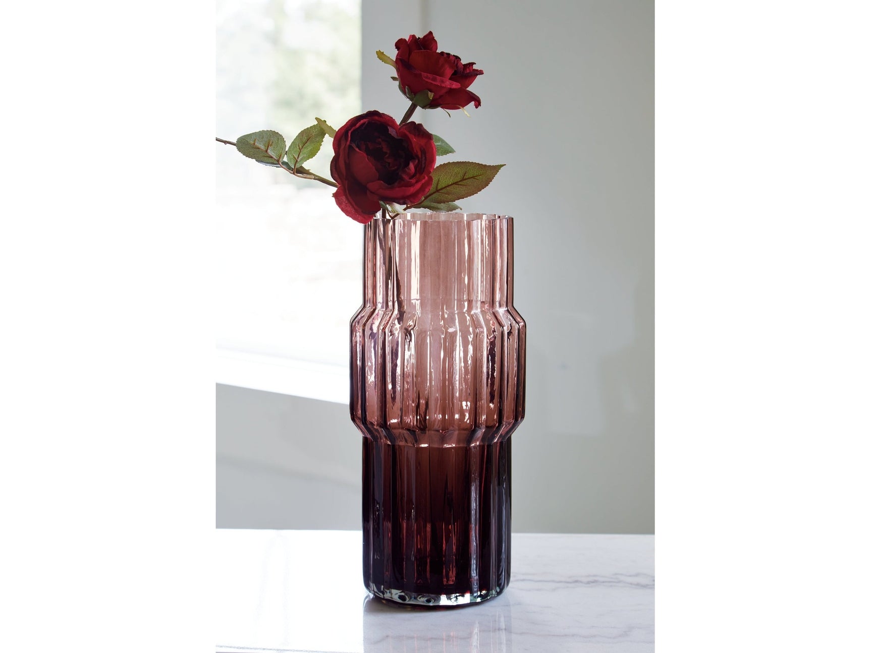 Dorlow Mauve Vase (Set of 2) (Online Special Price) (13.58"H) - Ornate Home