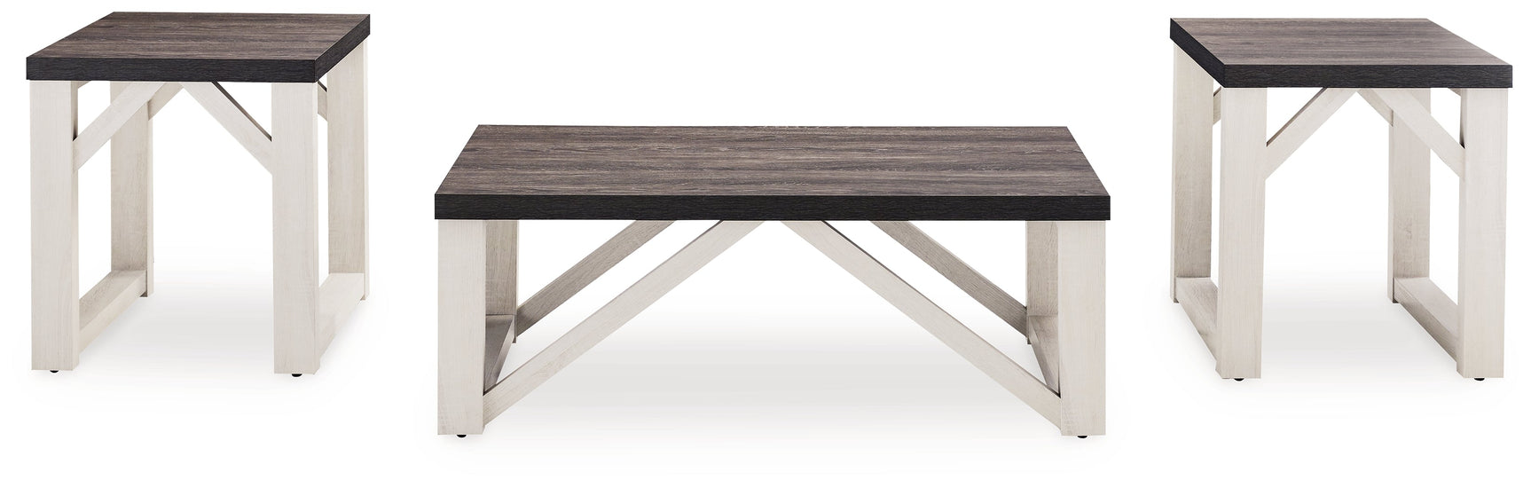 Dorrinson Antique White Occasional Table Set (Set of 3) - Ornate Home