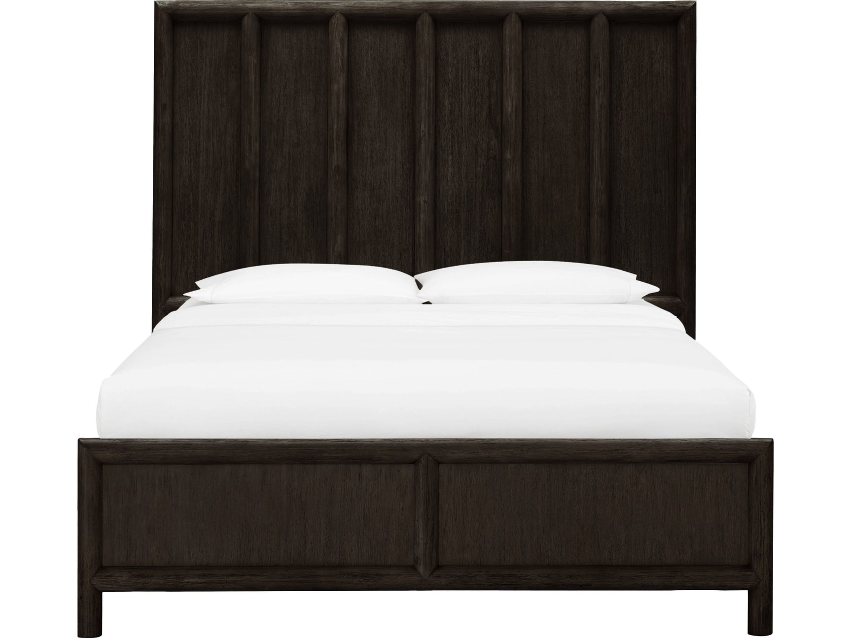 Dorsey Basalt Grey King Wooden Panel Bed - Ornate Home