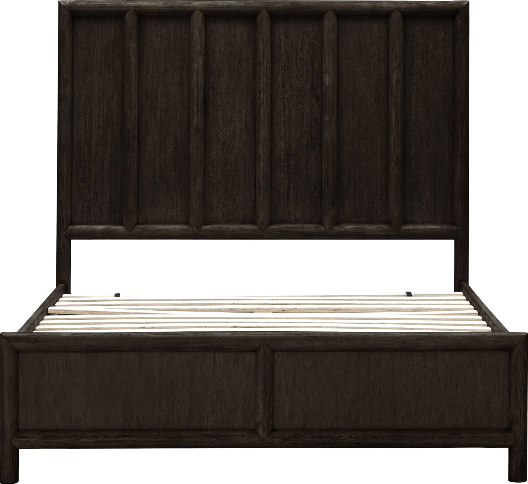 Dorsey Basalt Grey Queen Wooden Panel Bed - Ornate Home