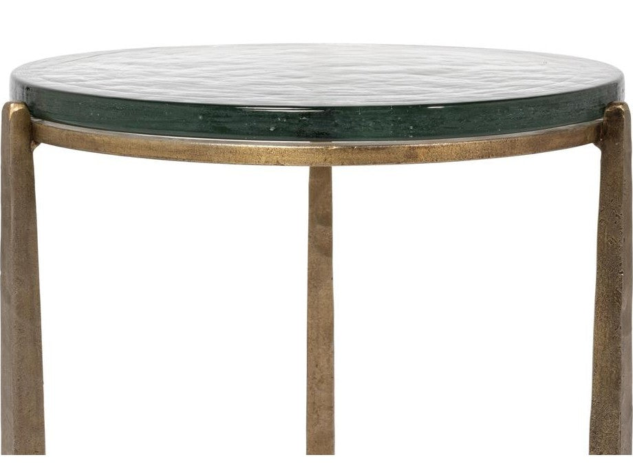 Dorsey Bronze Round Side Table - Ornate Home