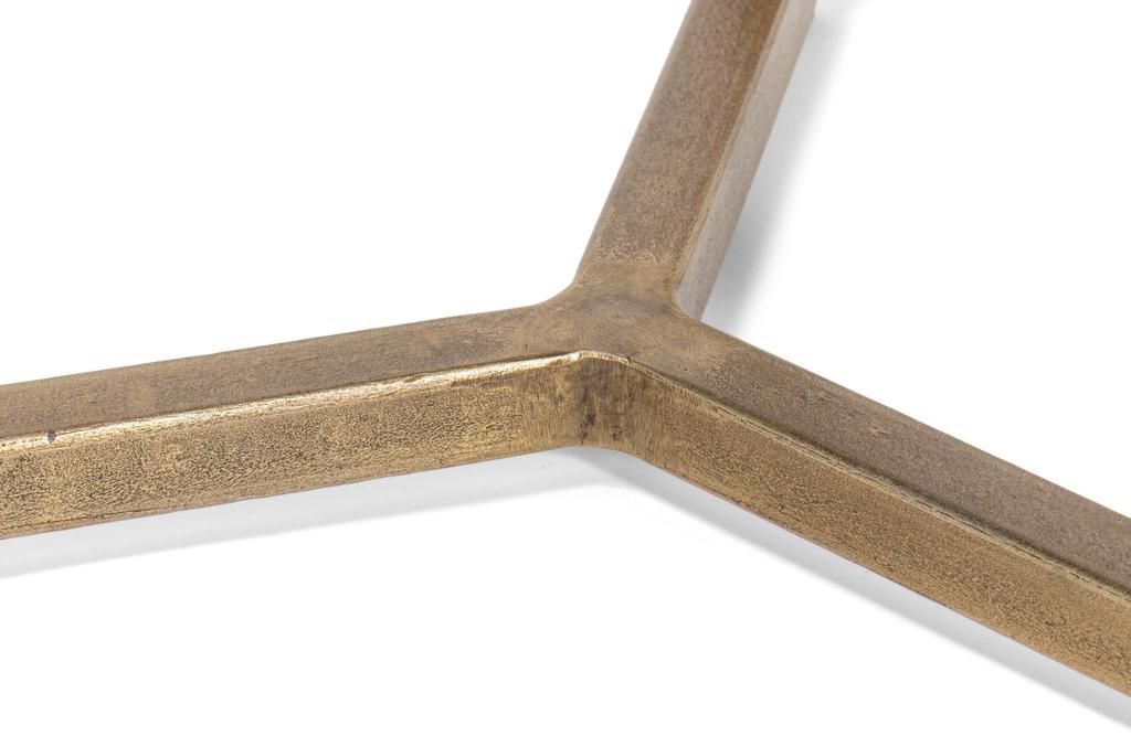 Dorsey Bronze Round Side Table - Ornate Home