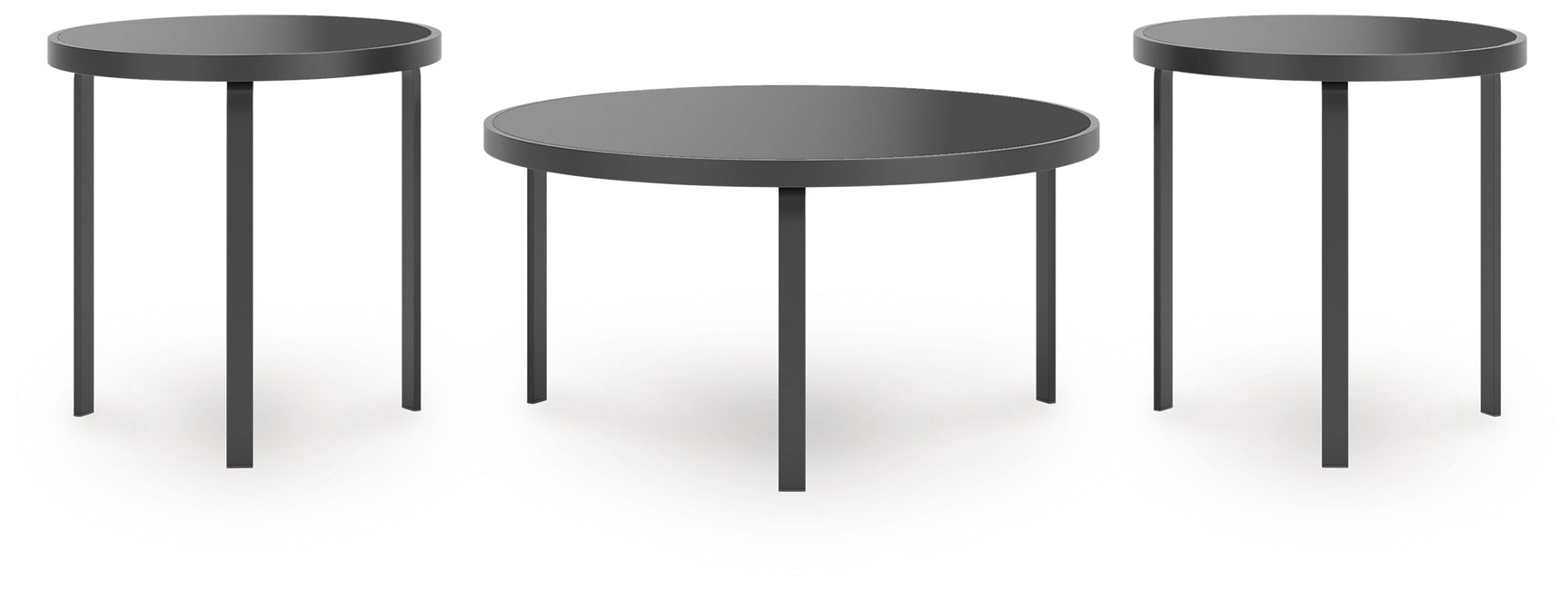 Dorylin Black Occasional Table Set (Set of 3) (Online Special Price) - Ornate Home
