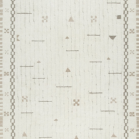 Dot Cream/Brown/Taupe Large Rug - Ornate Home
