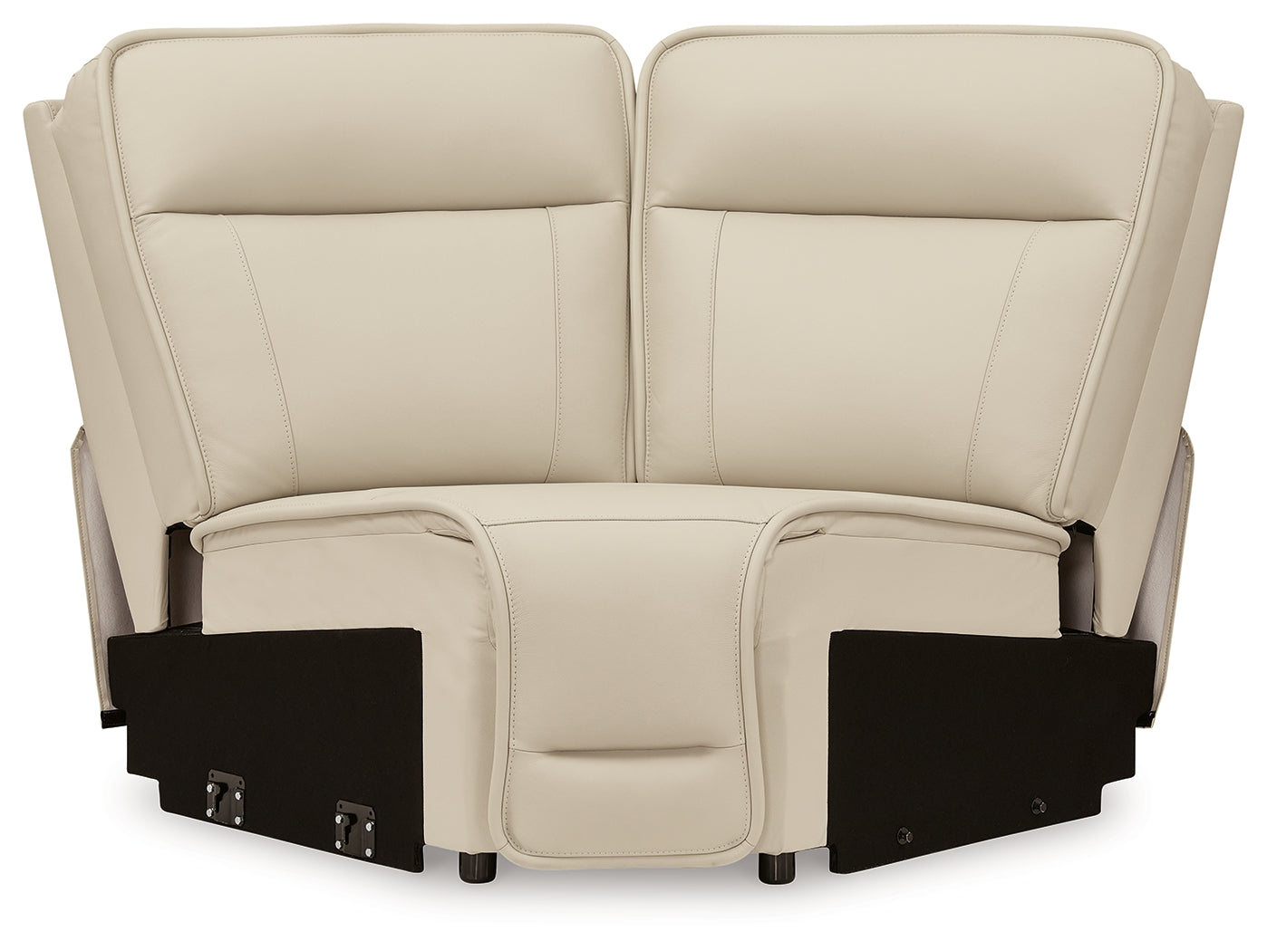 Double Deal Almond 6-Piece Reclining Sectional (Online Special Price) - Ornate Home