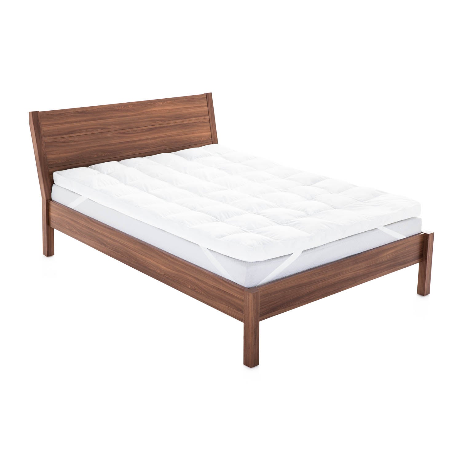 Down Alternative White King 3" Mattress Topper - Ornate Home