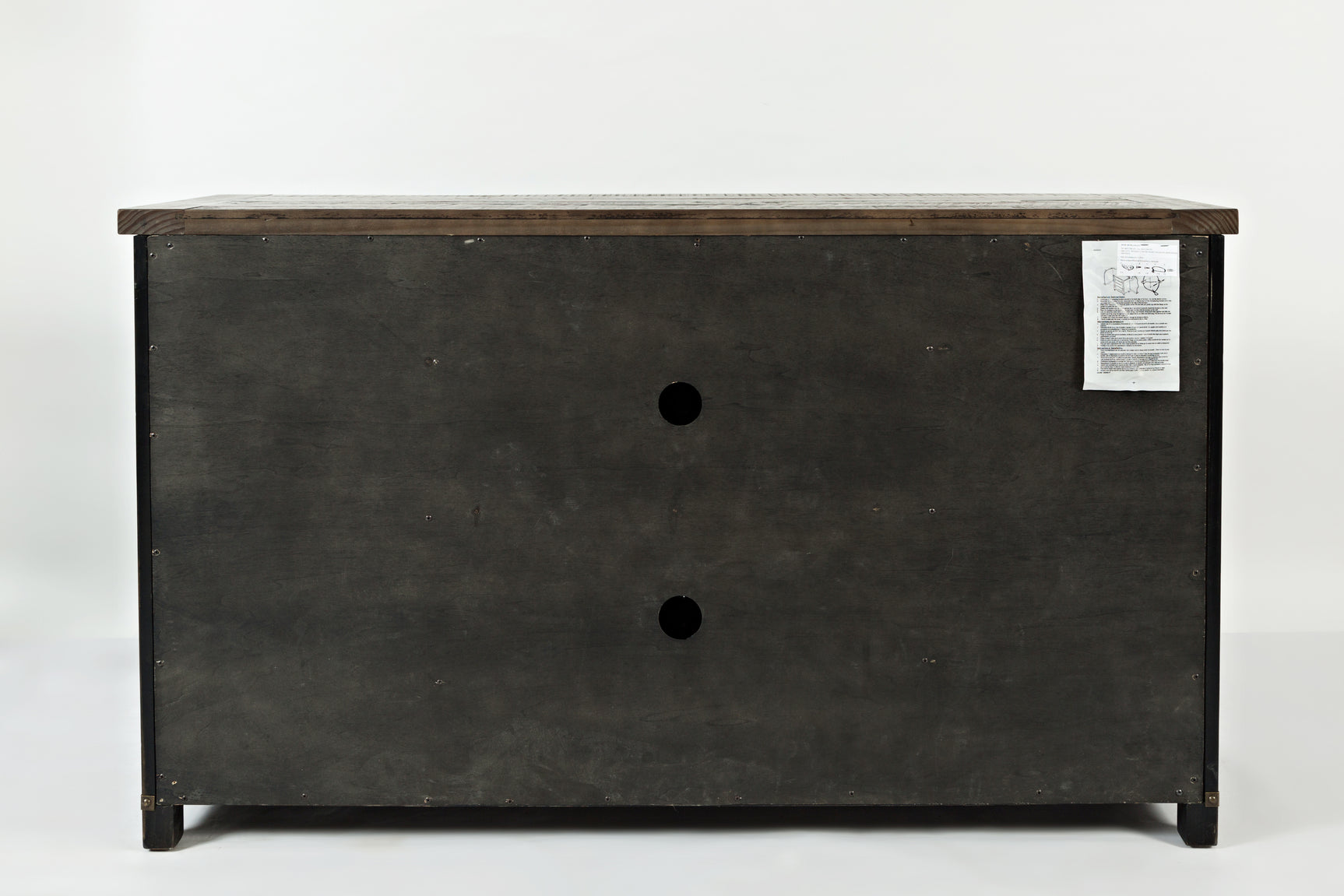 Madison County Vintage Black 60 Barn Door Server