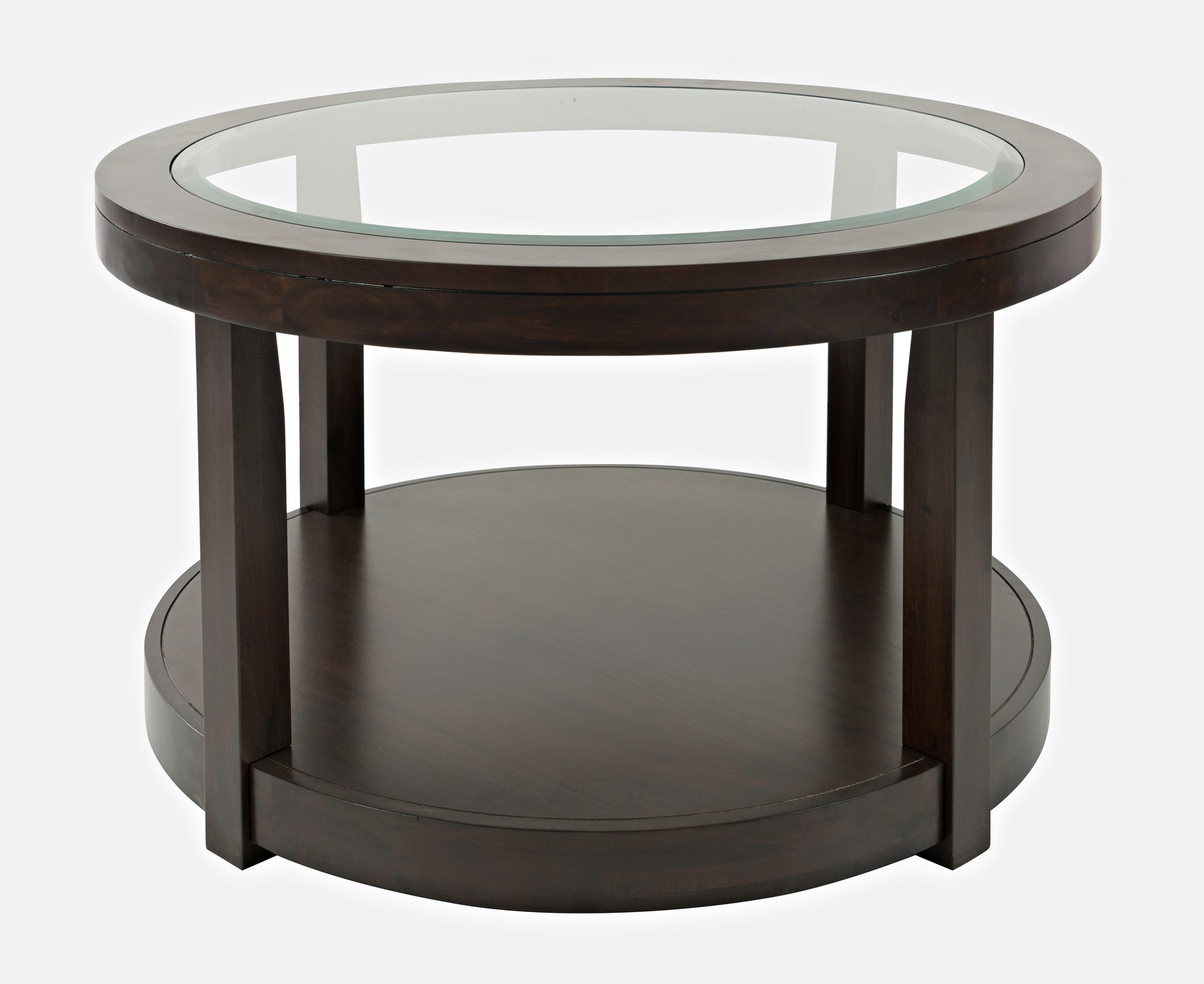 Urban Icon Merlot Round Castered Cocktail Table