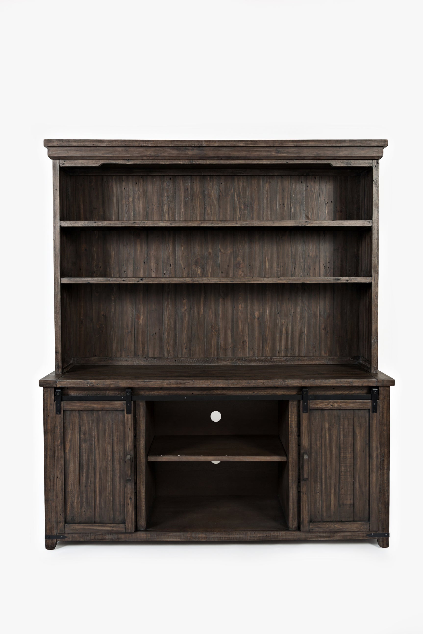 Madison County Barnwood 70 Barndoor Hutch Server