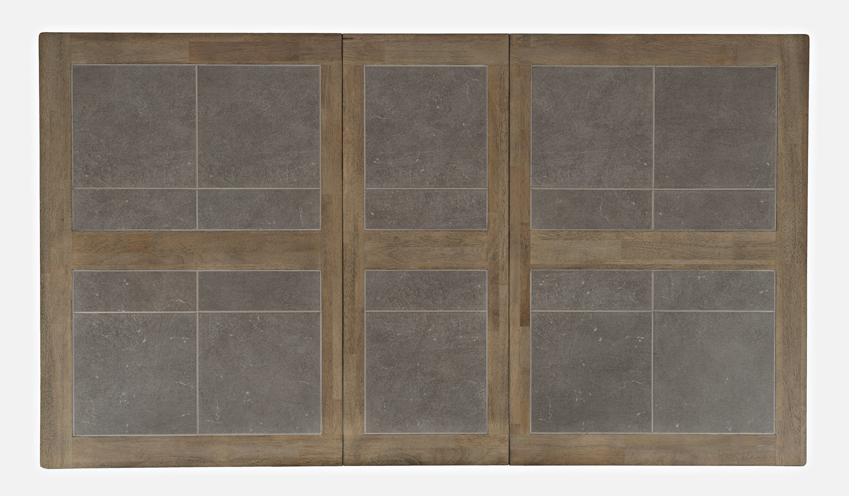 Prescott Park Weathered Oak Dining Table w/ Storage Base