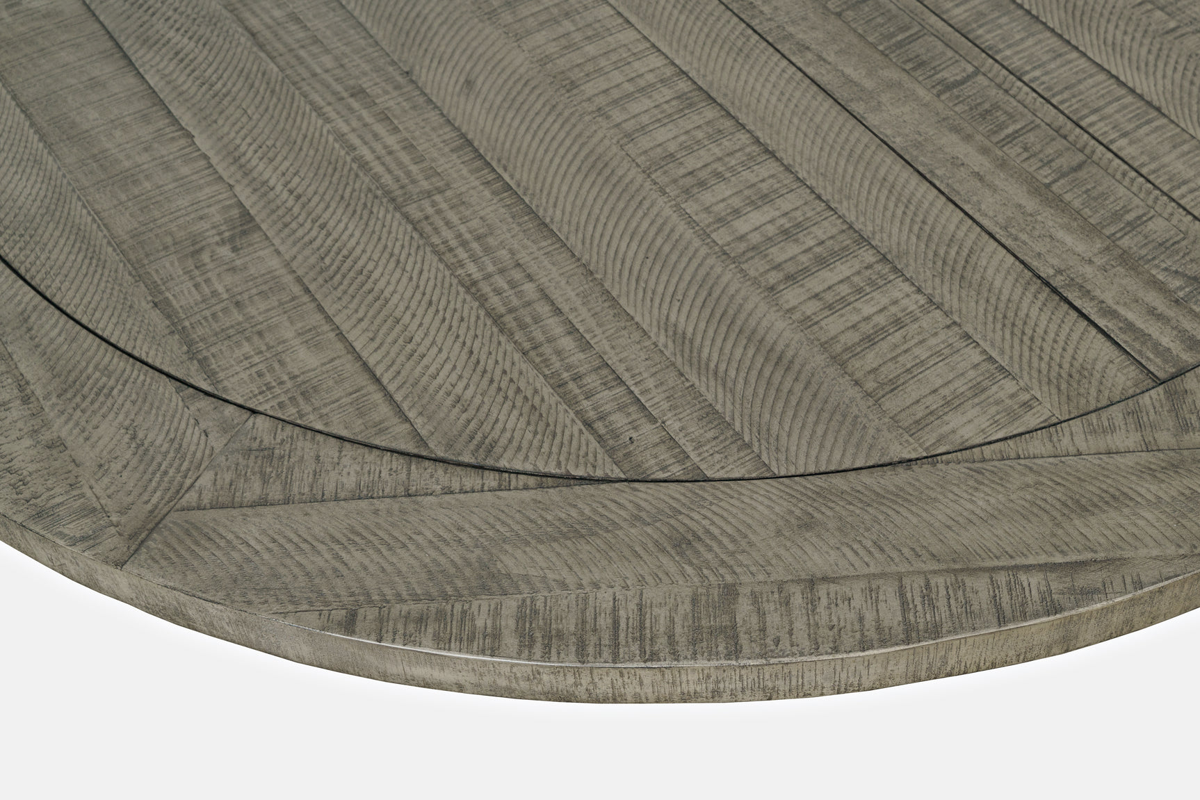 Telluride Driftwood Round Ext Dining Table