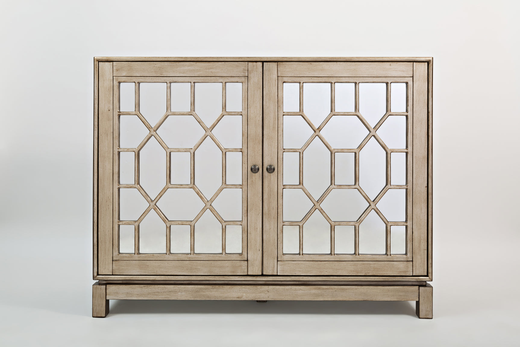Casa Bella Vintage Silver 50 Mirrored Console
