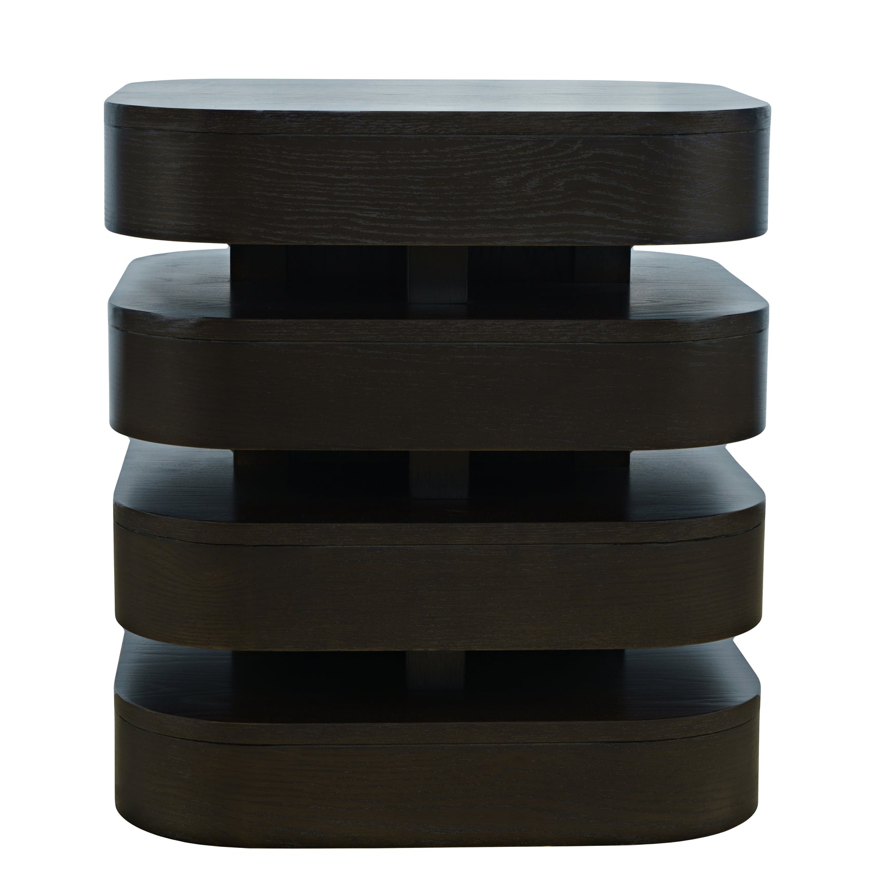 Brix Espresso Square End Table