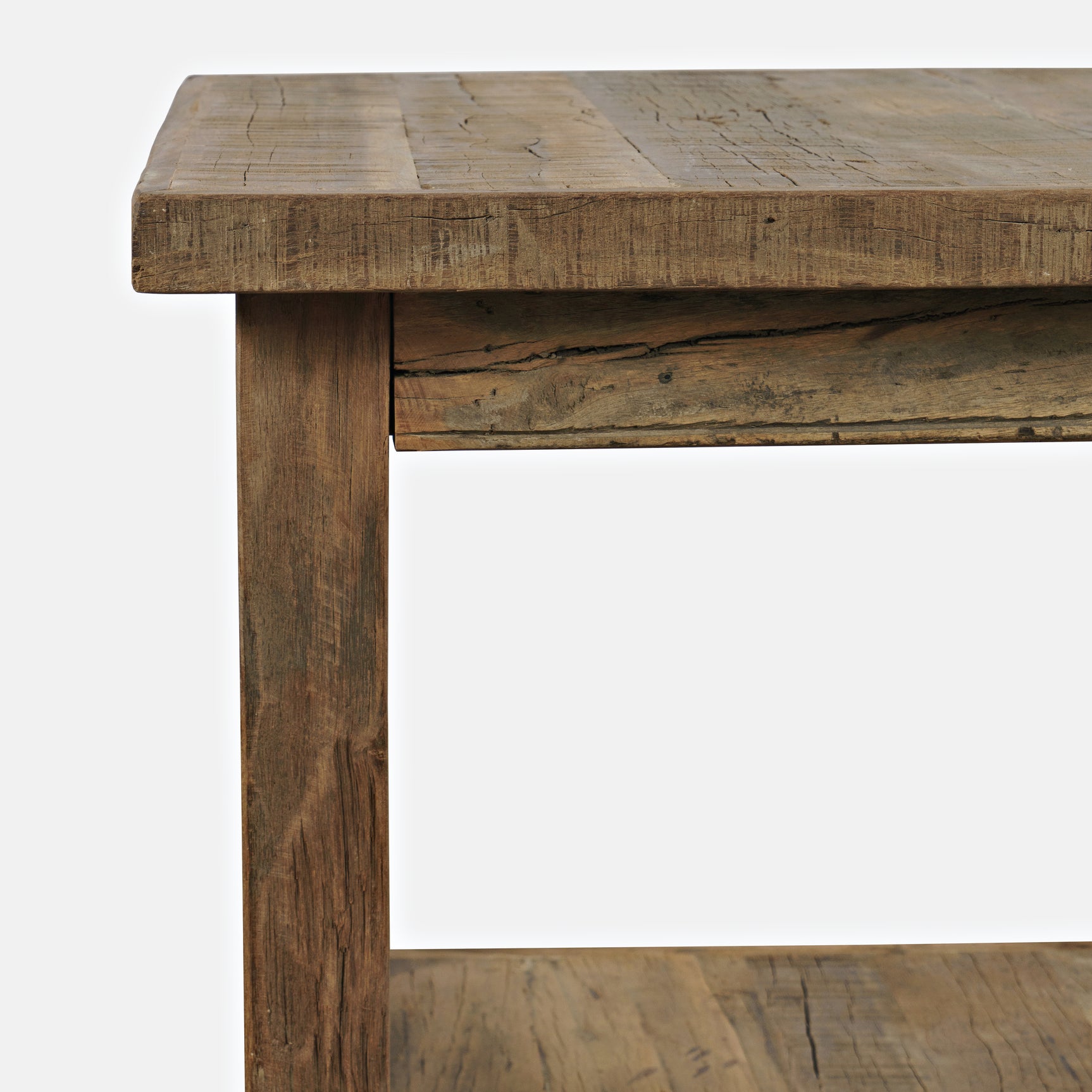 Reclamation Rustic Brown Square End Table